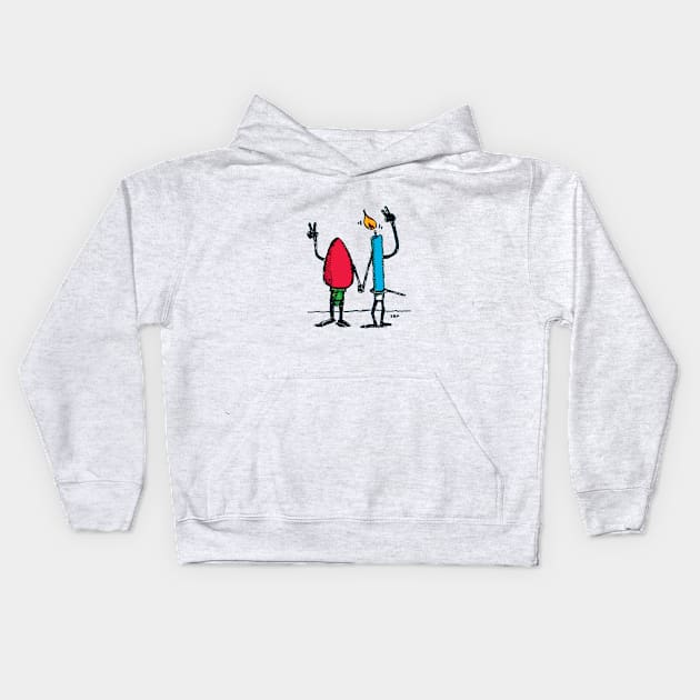 LIGHT AND CANDLE Kids Hoodie by SETH BOND PERRY - SBP ART